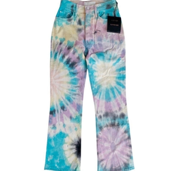 MOTHER Denim - Mother Superior/The Tripper/Swirling Secrets/ High rise/Tie Dye/ Jean Si…